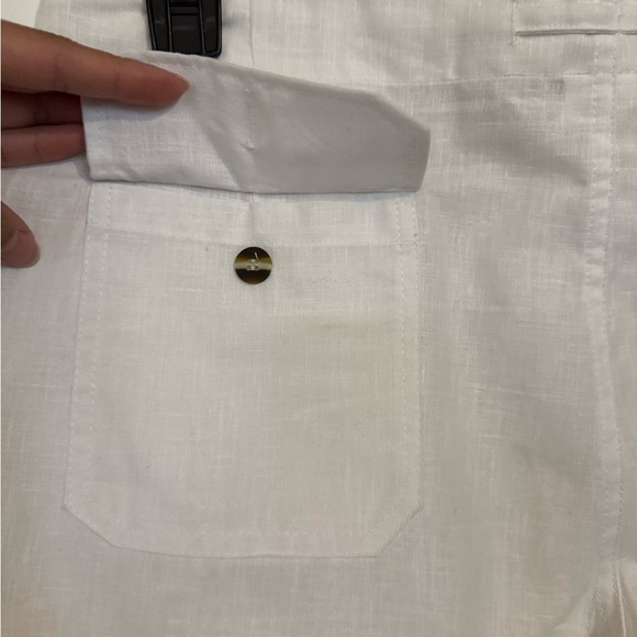 100% Linen Drawstring Pants - Picture 5 of 8